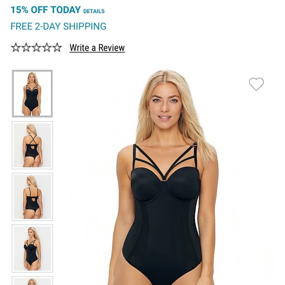 Bare Necessities Other - NWOT Body suit 34DD